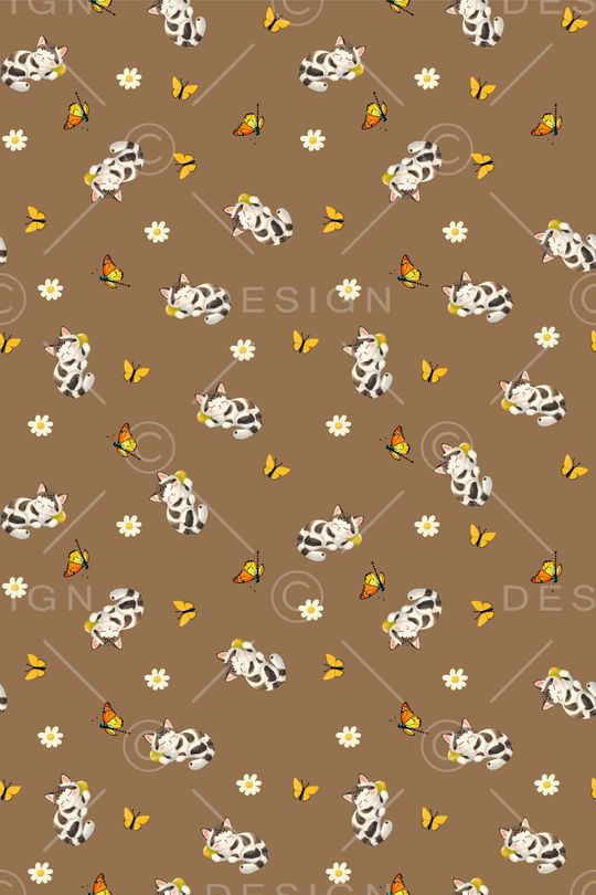 卡通动物印花华亿平台图片