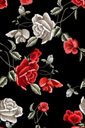 玫瑰花印花华亿平台图片