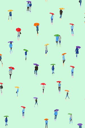 雨伞印花华亿平台图片