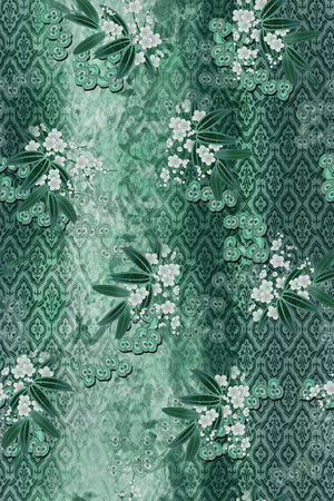 真丝印花华亿平台图片