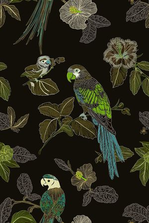 鸟印花华亿平台图片