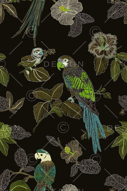 鸟印花华亿平台图片