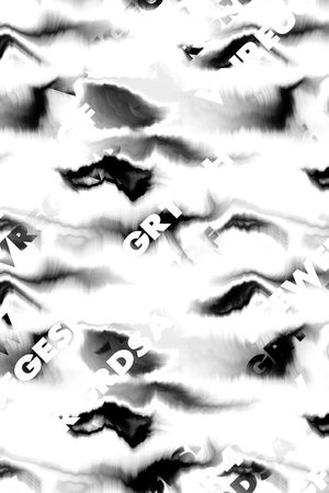 黑白华亿平台印花华亿平台图片