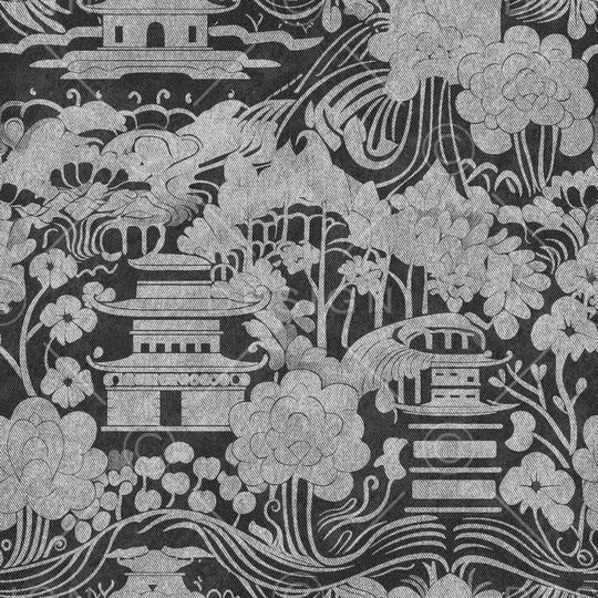 牛仔纹理印花华亿平台图片