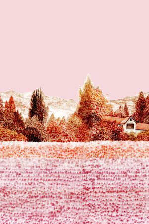 水彩印花华亿平台图片