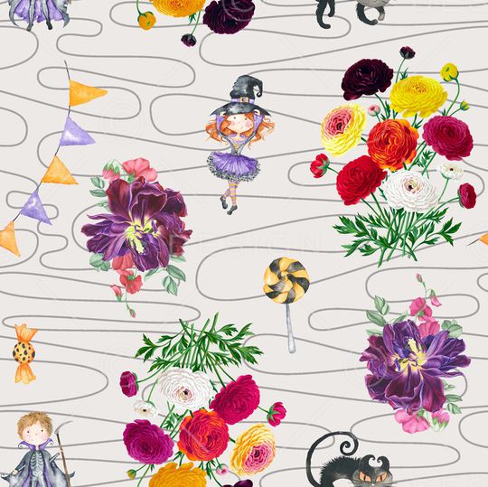 万圣节印花华亿平台图片