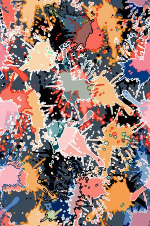 抽象印花华亿平台图片