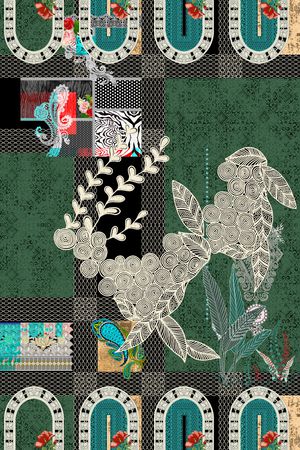 民族风印花华亿平台图片