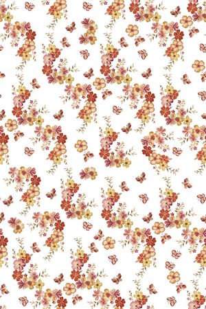 小碎花印花华亿平台图片