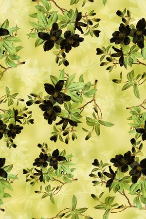 植物印花华亿平台图片