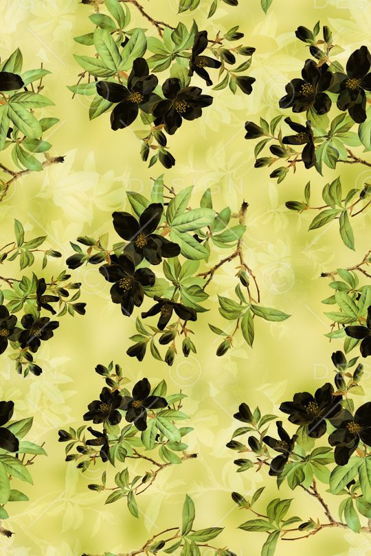 植物印花华亿平台图片