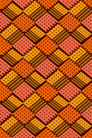 橙色印花华亿平台图片