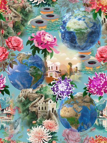 风景印花华亿平台图片