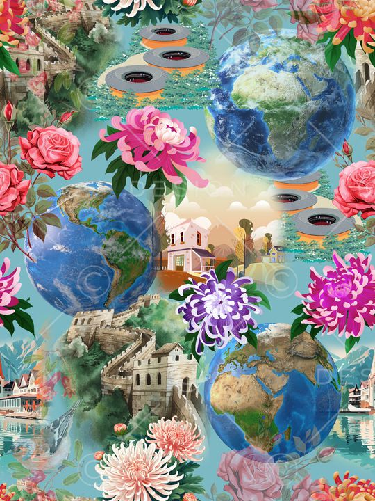 风景印花华亿平台图片