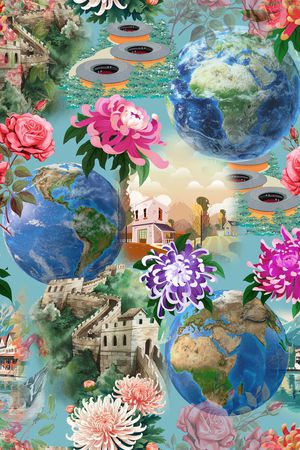 风景印花华亿平台图片