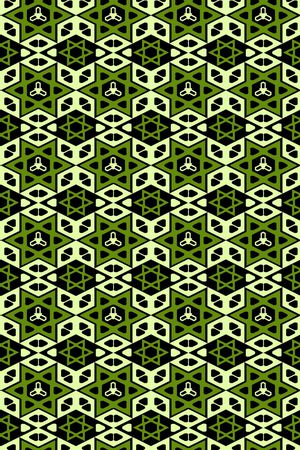 绿色印花华亿平台图片