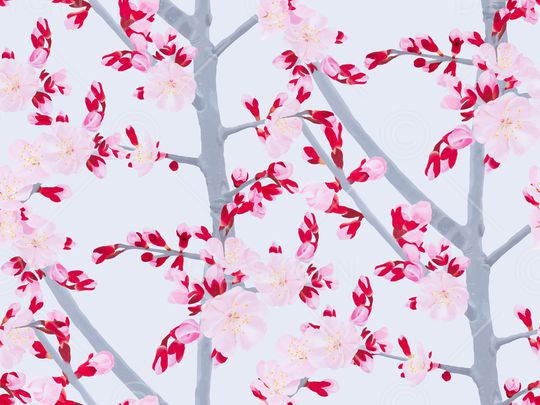 梅花印花华亿平台图片