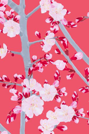 梅花印花华亿平台图片