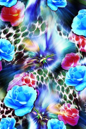 爆款散花印花华亿平台图片