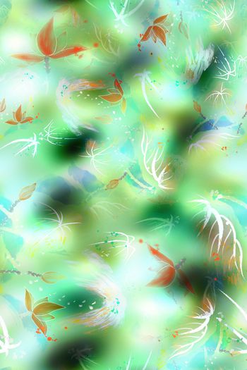 水彩印花华亿平台图片