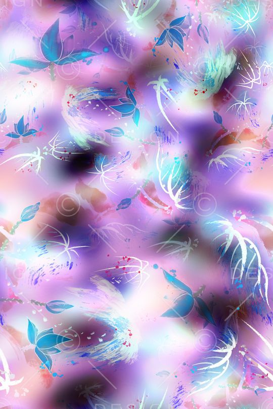 植物印花华亿平台图片