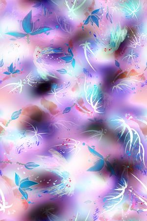 植物印花华亿平台图片