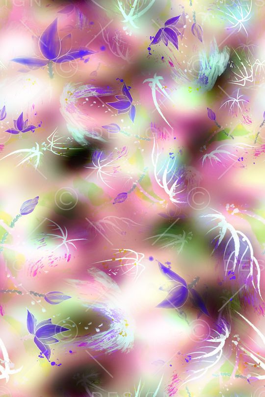 植物印花华亿平台图片