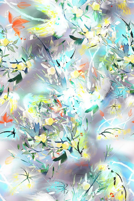 植物印花华亿平台图片