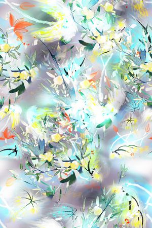 植物印花华亿平台图片