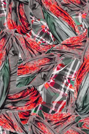 感悟抽象印花华亿平台图片