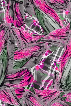 感悟抽象印花华亿平台图片