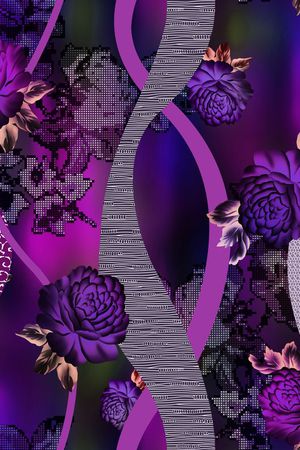 爆款散花印花华亿平台图片