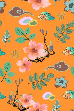 植物印花华亿平台图片