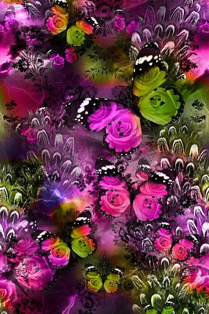 绚丽印花华亿平台图片