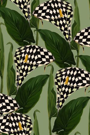 格子印花华亿平台图片