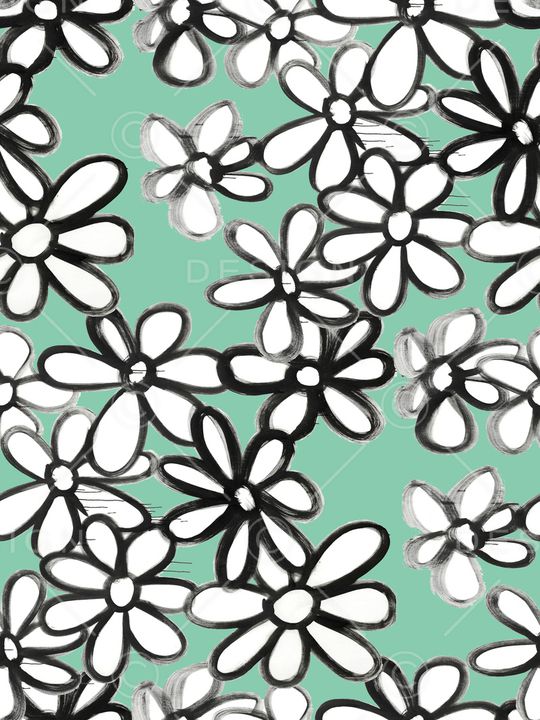 黑白华亿平台印花华亿平台图片