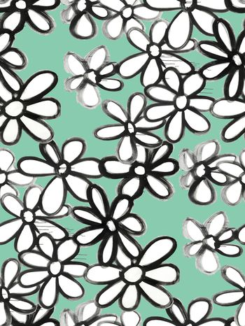 黑白华亿平台印花华亿平台图片