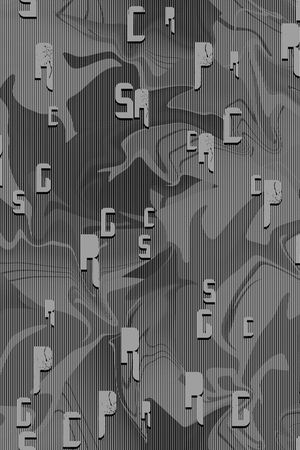 抽象男装印花华亿平台图片