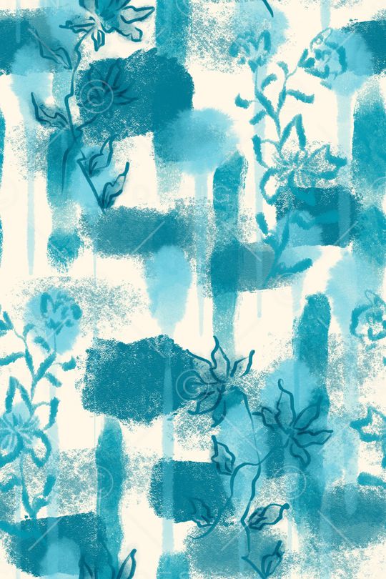 晕染肌理印花华亿平台图片