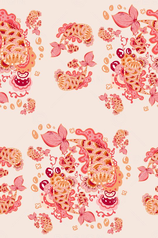 鱼印花华亿平台图片