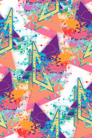 几何印花华亿平台图片