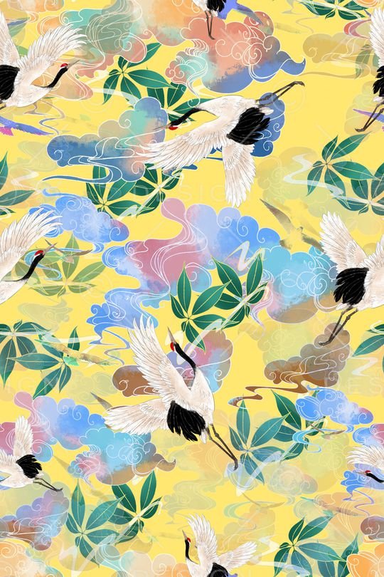 植物印花华亿平台图片