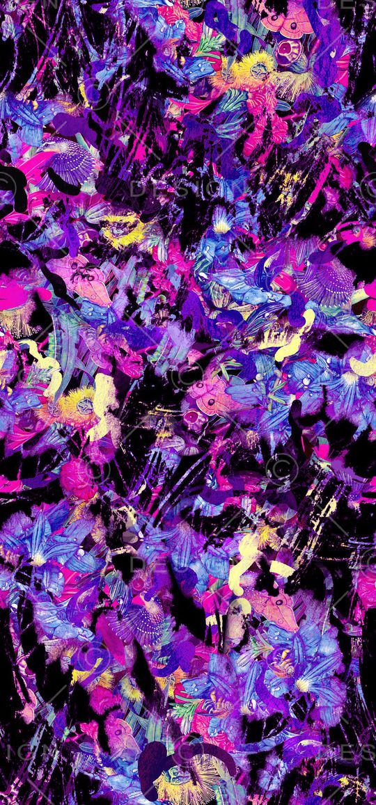 抽象印花华亿平台图片