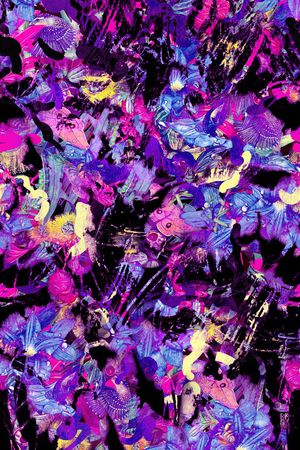 抽象印花华亿平台图片