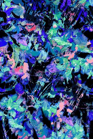 感悟抽象印花华亿平台图片