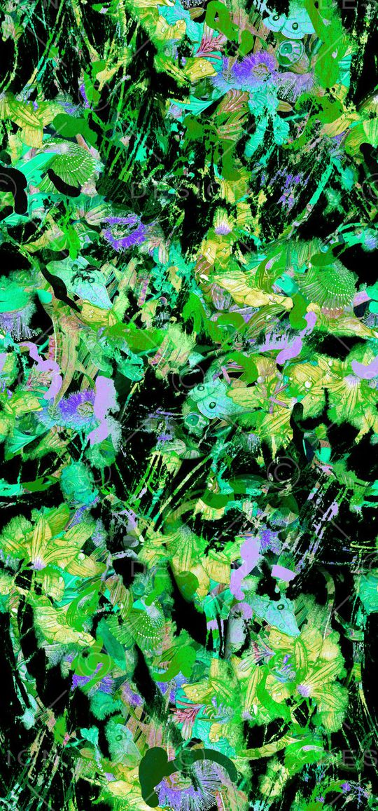 感悟抽象印花华亿平台图片