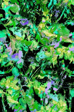 感悟抽象印花华亿平台图片