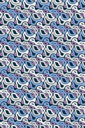 线条画印花华亿平台图片