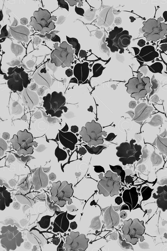 黑白印花华亿平台图片