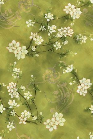 旗袍印花华亿平台图片